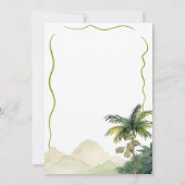 Lassen Sie uns Geburtstag mit handgezeichneter Sei Einladung (Rückseite)