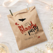 Lassen Sie uns gemeinsam blutiges Party - personal Geschenktütchen (Ausgeschnitten)