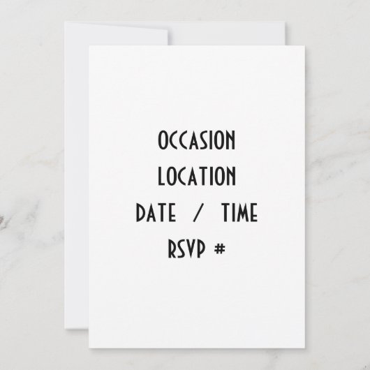 LASSEN SIE UNS GEMEINSAM EINLADEN EINLADUNG (Rückseite)