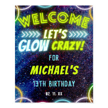 Lassen Sie uns glänzen verrückte Neon Glows Party 