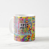 "Lassen Sie uns große Bildausgabe #1 sprühen" Kaffeetasse (Vorderseite Links)