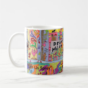 "Lassen Sie uns große Bildausgabe #1 sprühen" Kaffeetasse