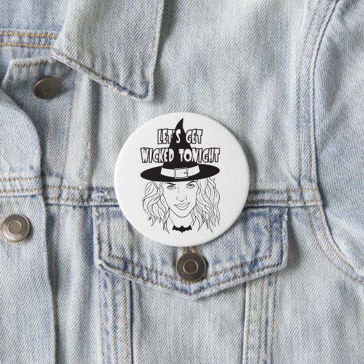 Lassen Sie uns heute Abend den Knopf "Wickern" drü Button (Beispiel)