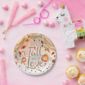 Lassen Sie uns im Brautparty der Liebe die Herbstg Pappteller (Party)