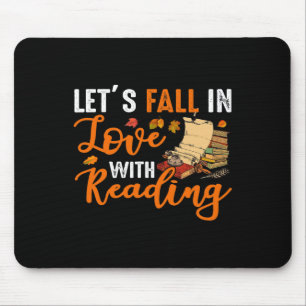 Lassen Sie uns in Liebe mit dem Lesen von Spaß-Büc Mousepad