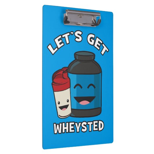 Lassen Sie uns ins Rad fahren - Funny Bodybuilding Klemmbrett (Rechts)