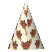 Lassen Sie uns klebrige Toffee Pudding zusammenhal Partyhütchen (Rückseite)