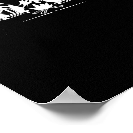 Lassen Sie uns Lit - Camping Zitat - Klassischer W Poster (Ecke)