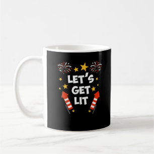 Lassen Sie uns Lit Fireworks Englischen Lehrern Li Kaffeetasse
