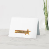 Lassen Sie uns Martini-Cocktails-Grußkarte zusamme Karte (Rückseite)