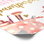 Lassen Sie uns Pampered Wellness-Center Party Make Poster (Ecke)
