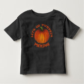 Lassen Sie uns Pumpkin, der Herbsternte-Farm-Patch Kleinkind T-shirt (Vorderseite)