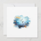 Lassen Sie uns sie duschen mit Liebe Paare Dusche  Einladung (Rückseite)