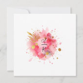 Lassen Sie uns sie duschen mit Liebe Paare Dusche Einladung (Rückseite)