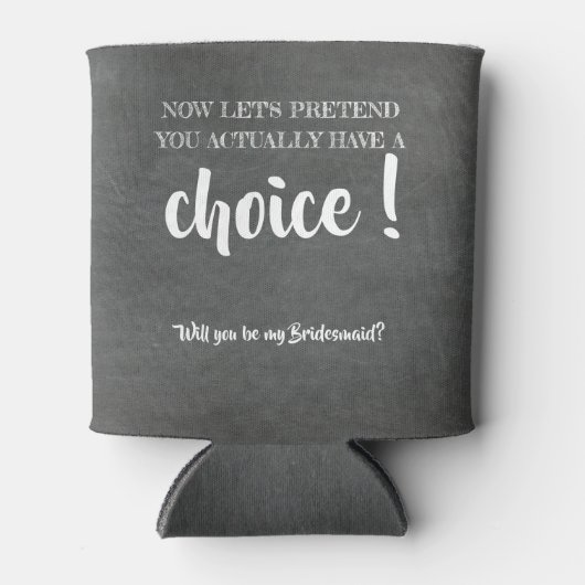 Lassen Sie uns so tun - Vorschlag von Funny Brides Dosenkühler (Vorderseite)