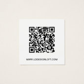 Lassen Sie uns Social Media QR-Code-Website mit in (Rückseite)