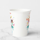 Lassen Sie uns springende Trampolin Park Kindergeb Pappbecher (Rechts)