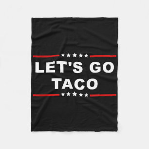 Lassen Sie uns Taco gehen - Spaß und spielerischer Fleecedecke