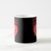 LASSEN SIE UNS WIE LOVEBIRDS Valentinstag Geschenk Kaffeetasse (Mittel)