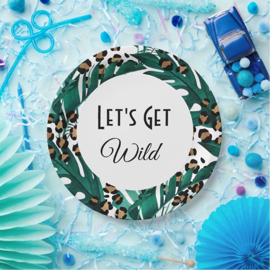 Lassen Sie uns Wild Tellers Junggeselinnen-Abschie Pappteller (Party)