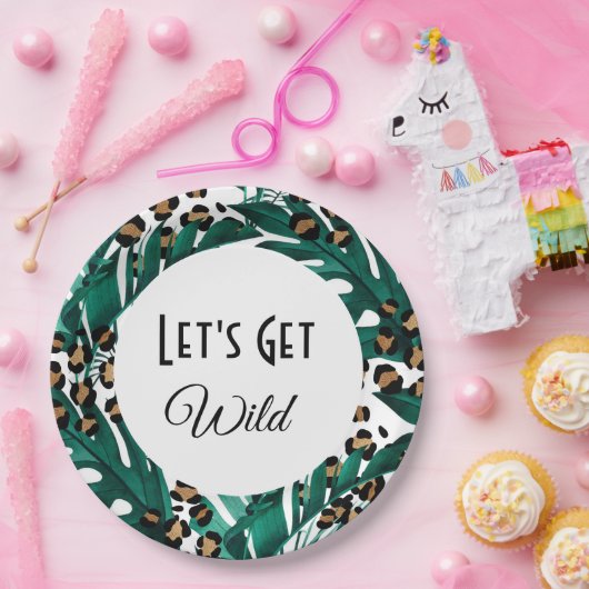 Lassen Sie uns Wild Tellers Junggeselinnen-Abschie Pappteller (Party)