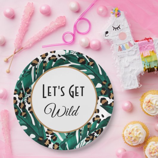 Lassen Sie uns Wild Tellers Junggeselinnen-Abschie Pappteller (Party)