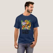 Lassen Sie uns Wild Zoo Party Animal Jungle Animla T-Shirt (Vorne ganz)