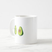 LASSEN SIE US AVOCUDDLE, AVOCADO-ENTWURF KAFFEETASSE (Vorderseite Links)
