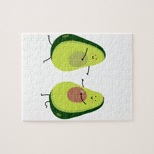 LASSEN SIE US AVOCUDDLE, AVOCADO-ENTWURF PUZZLE (Horizontal)