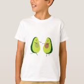 LASSEN SIE US AVOCUDDLE, AVOCADO-ENTWURF T-Shirt (Vorderseite)