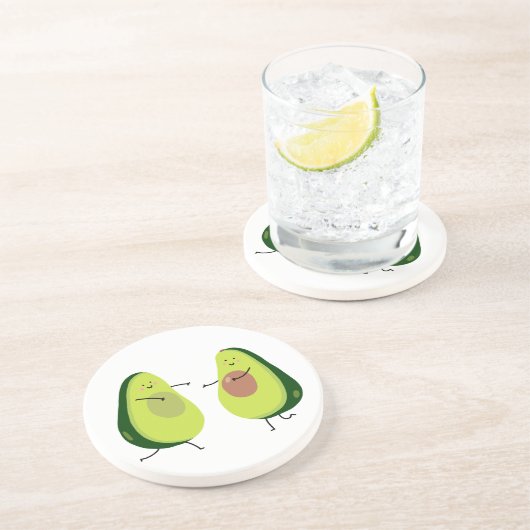 LASSEN SIE US AVOCUDDLE, AVOCADO-ENTWURF UNTERSETZER (Seite)