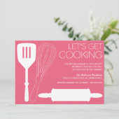 LASSEN SIE US KOCHEND %PIPE% KOCH WEG VON DEN EINLADUNG (Stehend Vorderseite)