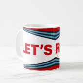 LASSEN SIE US-RENNEN-TASSE KAFFEETASSE (Vorderseite Links)