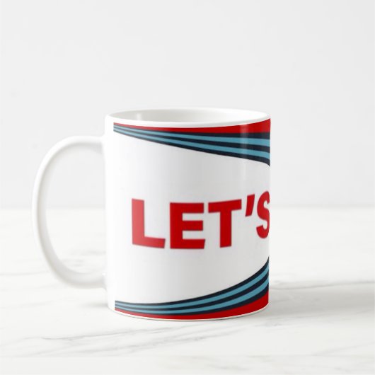 LASSEN SIE US-RENNEN-TASSE KAFFEETASSE (Links)