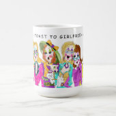 LASSEN SIE US ZU DEN FREUNDINNEN RÖSTEN KAFFEETASSE (Mittel)