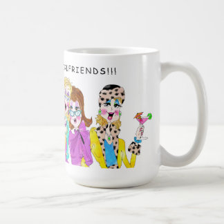 LASSEN SIE US ZU DEN FREUNDINNEN RÖSTEN KAFFEETASSE