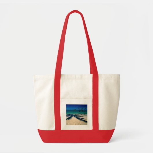 LASSEN SIE US ZUM STRAND GEHEN!!! TRAGETASCHE (Vorne)