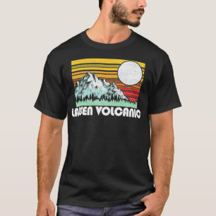 Lassen Sie vulkanischen Nationalpark Berge Sun Ret T-Shirt