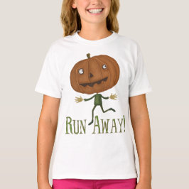 Lassen Sie wegkürbis zerstörten T - Shirt laufen