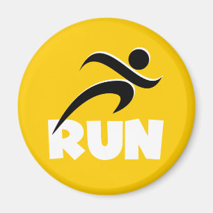 LASSEN Sie Weiß laufen Magnet