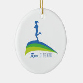 Lassen Sie Wind laufen Keramikornament (Rechts)