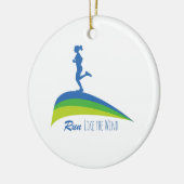 Lassen Sie Wind laufen Keramikornament (Links)