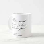 Lassen Sie wütendes laufen Kaffeetasse (Vorderseite Links)