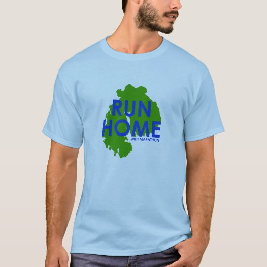 Lassen Sie Zuhause laufen T-Shirt (Vorderseite)