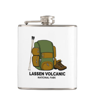 Lassen-Volcanal-Nationalpark-Rucksack Flachmann