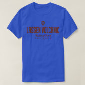 Lassen Volcanic National Park 1916 Arrowhead Brown T-Shirt (Design vorne)