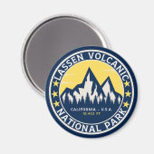 Lassen Volcanic National Park California Magnet (Vorderseite/Rückseite)