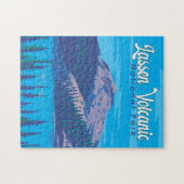 Lassen-Volcanic National Park Illustration Travel Puzzle (Horizontal)
