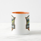 Lassen-Volcanic National Park Illustration Travel Tasse (Zentrum)