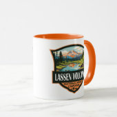 Lassen-Volcanic National Park Illustration Travel Tasse (VorderseiteRechts)